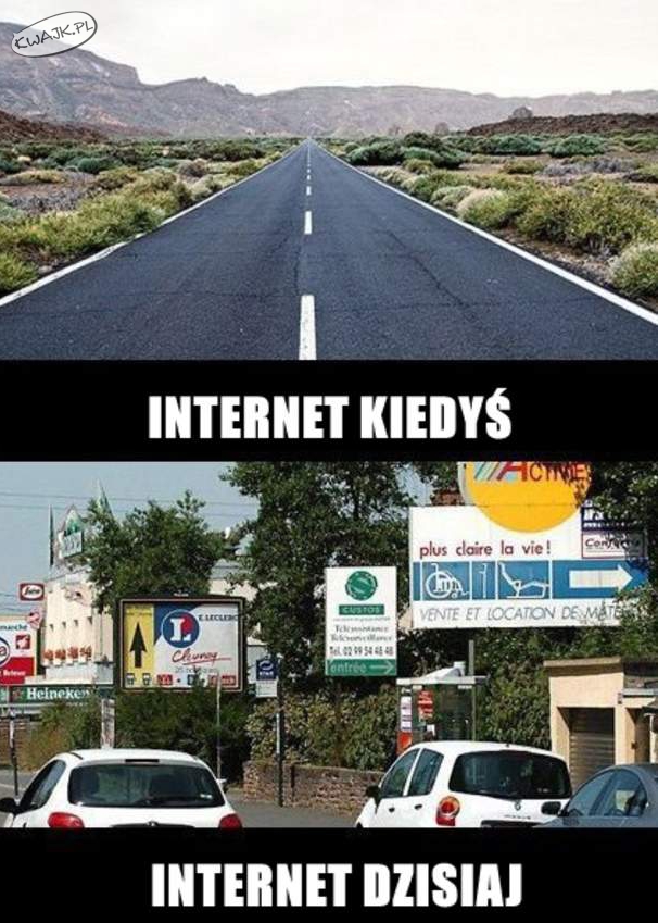 Internet kiedyś i dziś