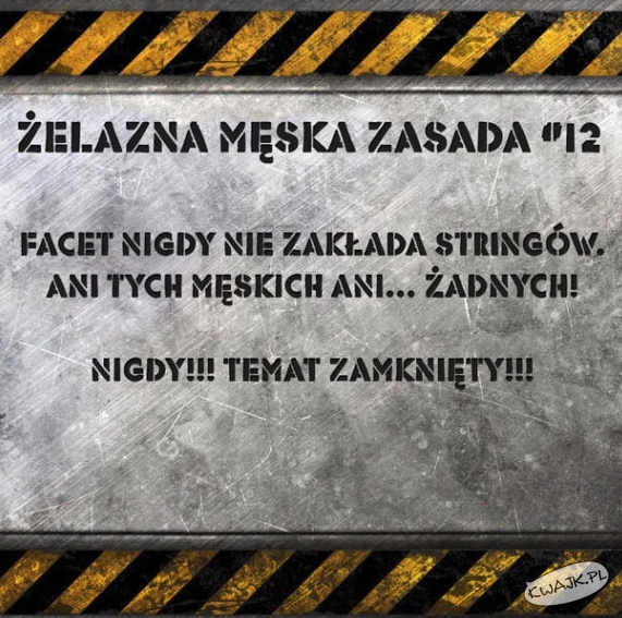 Męska zasada