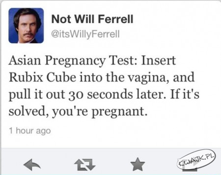 Test ciążowy Azjatek