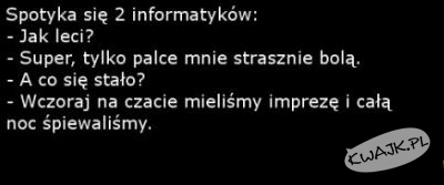 Informatycy na imprezie