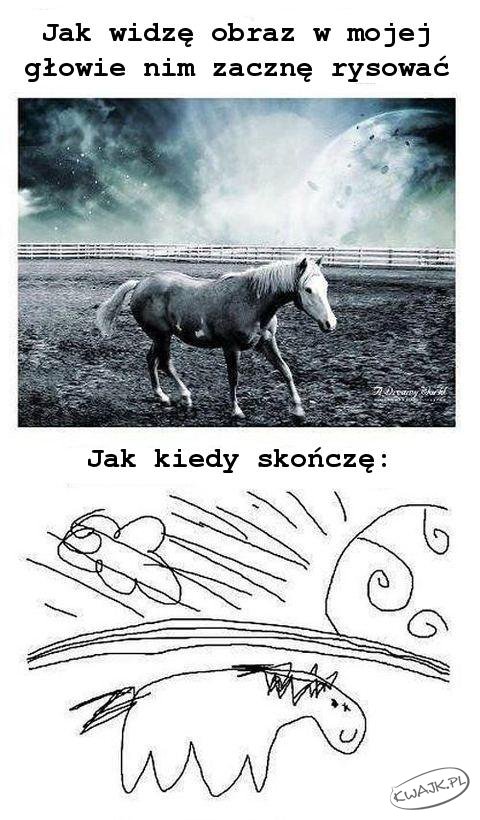 Kiedy kończę rysować