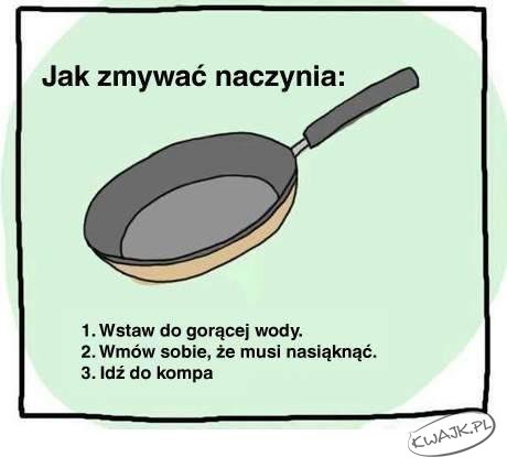 Jak zmywać naczynia