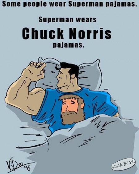 Piżama z Chuckiem Norrisem