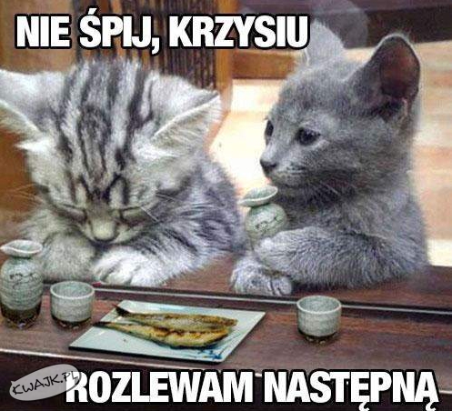 Nie śpij Krzysiu, polewam