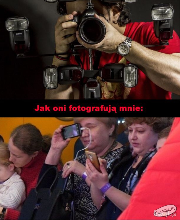 Jak fotograruję moich znajomych, a jak oni mnie...