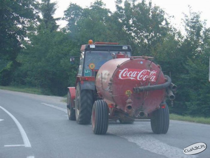 Świąteczny pojazd Coca-Coli