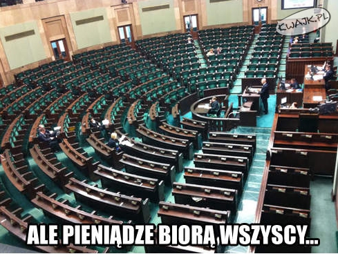 A pieniądze biorą wszyscy