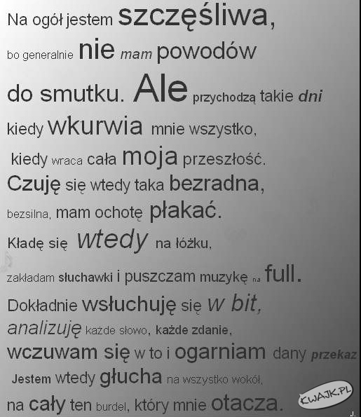 Kiedy dopada mnie przeszłość