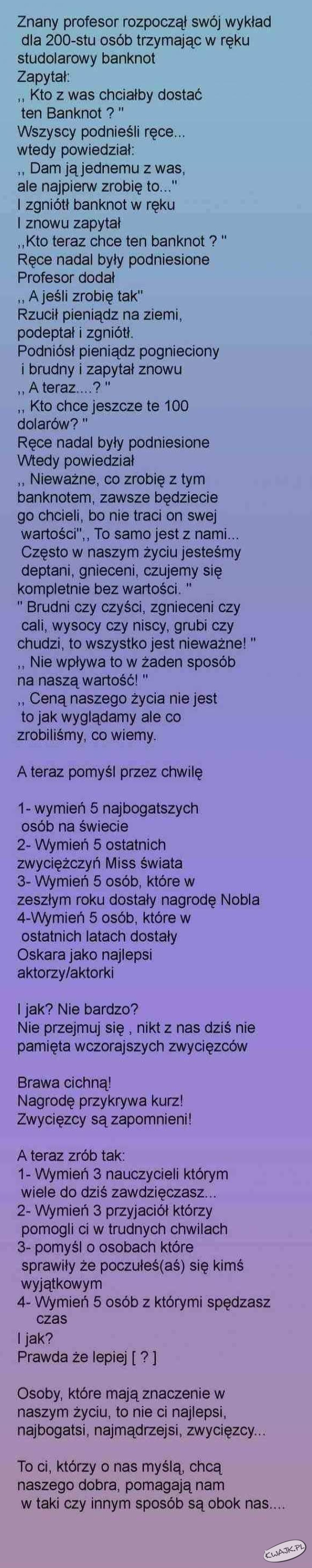 Wszyscy jesteśmy wartościowi