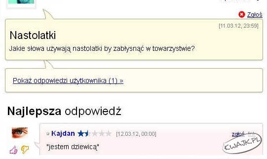 Szpan "na dziewicę"