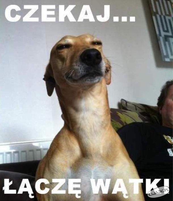 Łączenie wątków trwa