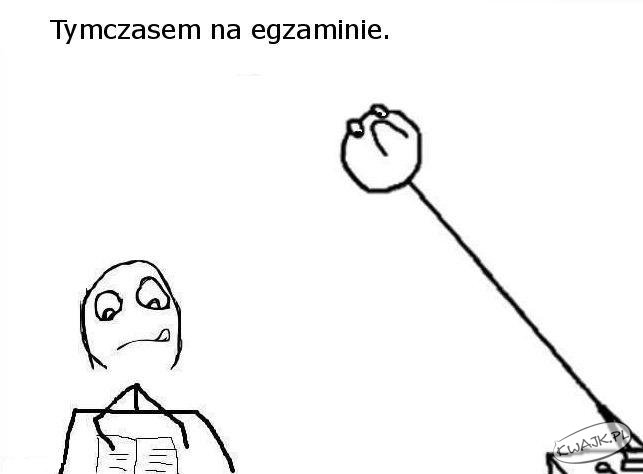 Na egzaminie