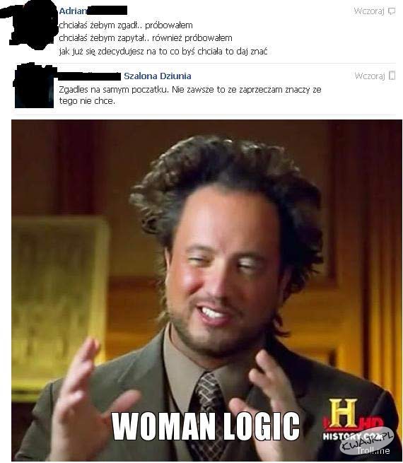 Kobieca logika...