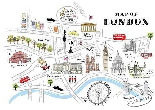 Mapa Londynu