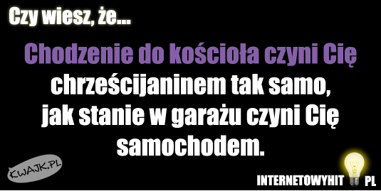 Chodzenie do kościoła