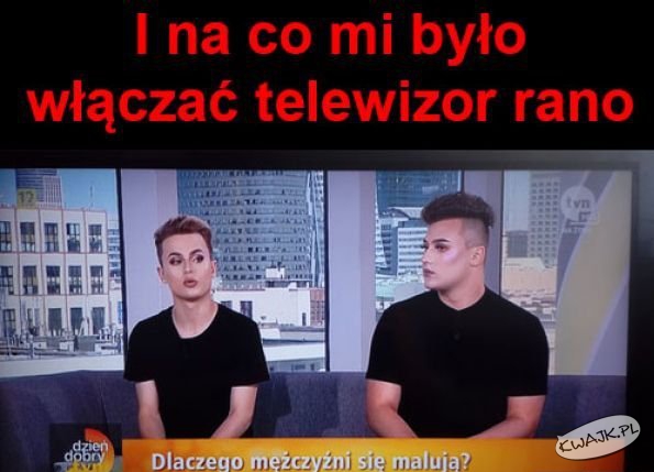 Dlaczego mężczyźni się malują?