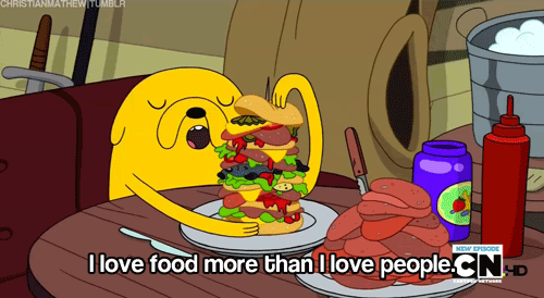 Kocham jedzenie bardziej niż ludzi