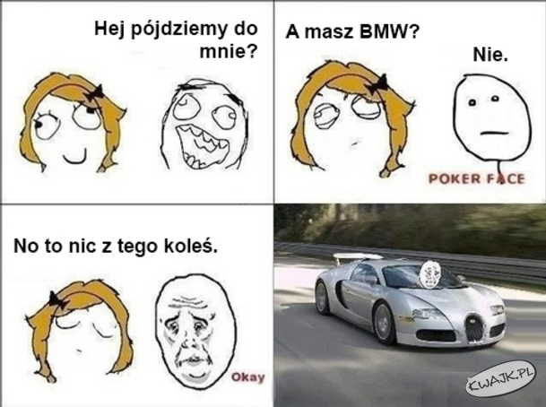 Pytała o BMW :)