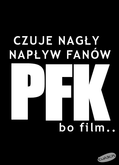 Stwierdzam fanów, bo film...