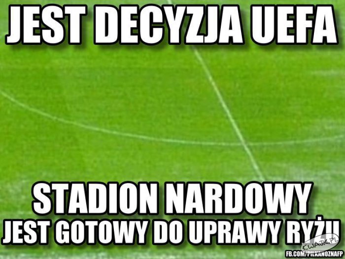 UEFA zdecydowała