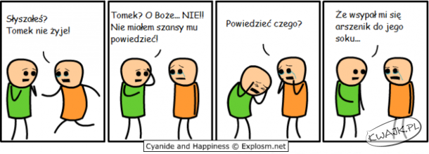 Tomek nie żyje