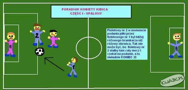 Spalony - poradnik kobiety kibica