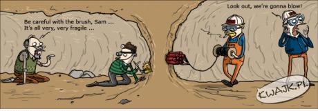 Archeolodzy vs. budowlańcy