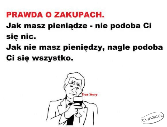 Cała prawda o zakupach