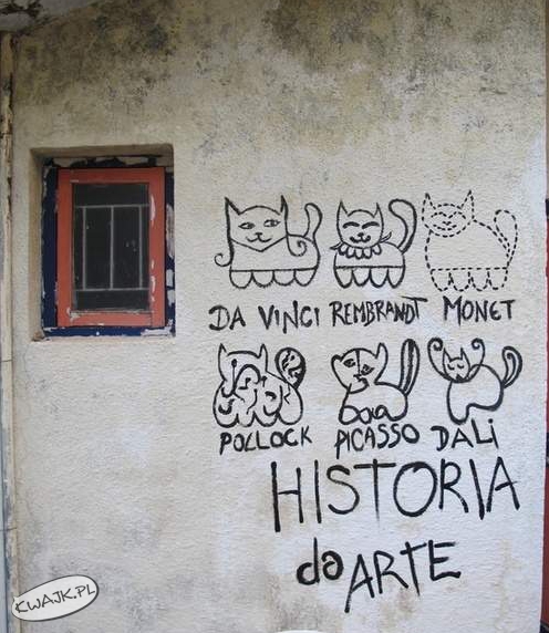Historia sztuki na murze