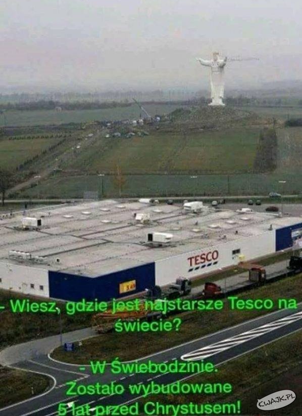 Gdzie jest najstarsze Tesco?