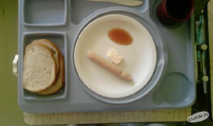 Śniadanie w szpitalu