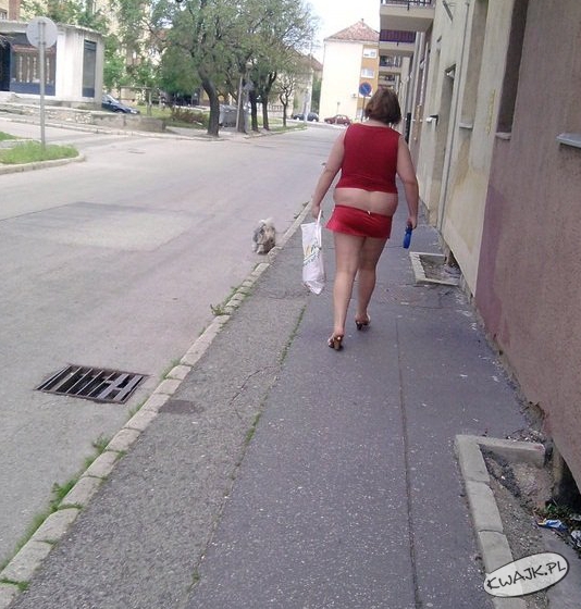 Jeśli spódnica zatrzymała się na udach, to ..