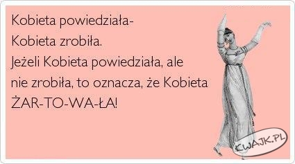 Kobieta żartowała