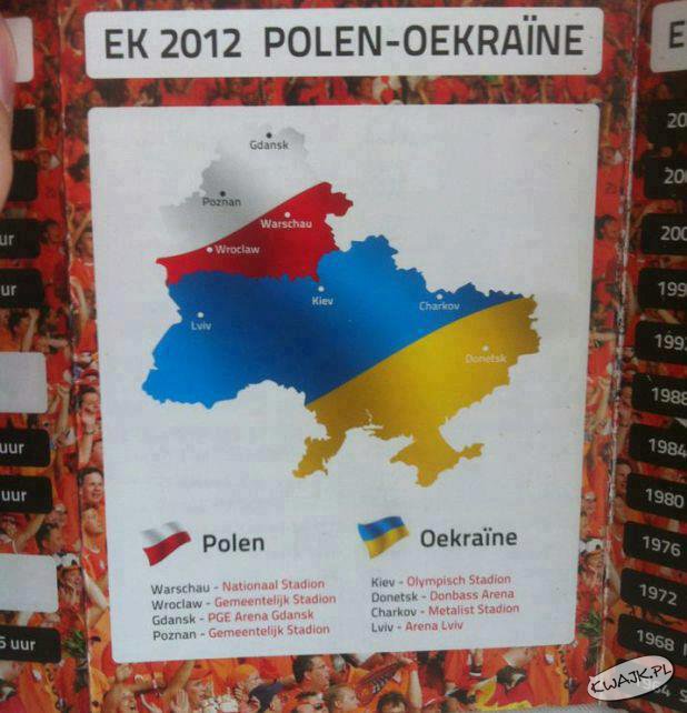Mapa Polska-Ukraina ;)