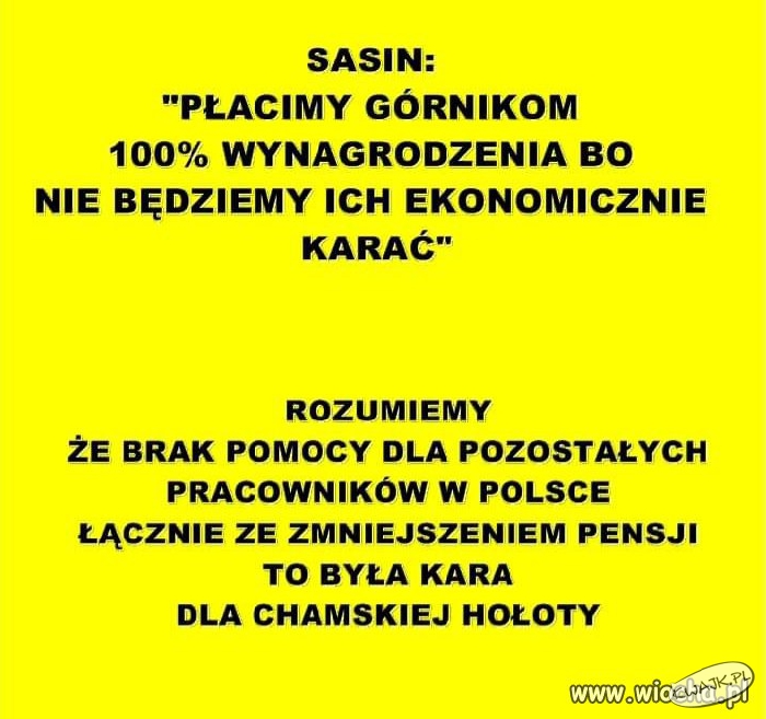 PiS i Górnicy...