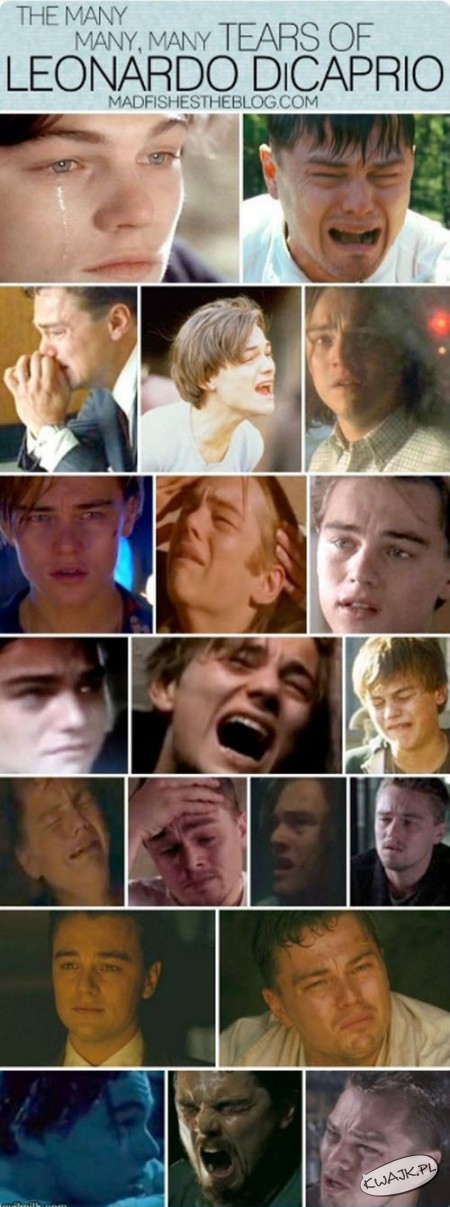 Wiele łez Leonardo DiCaprio