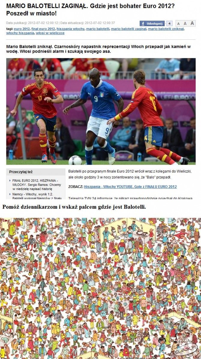 Where is Balotelli?