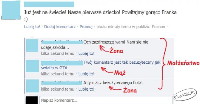 Małżeństwo na FB